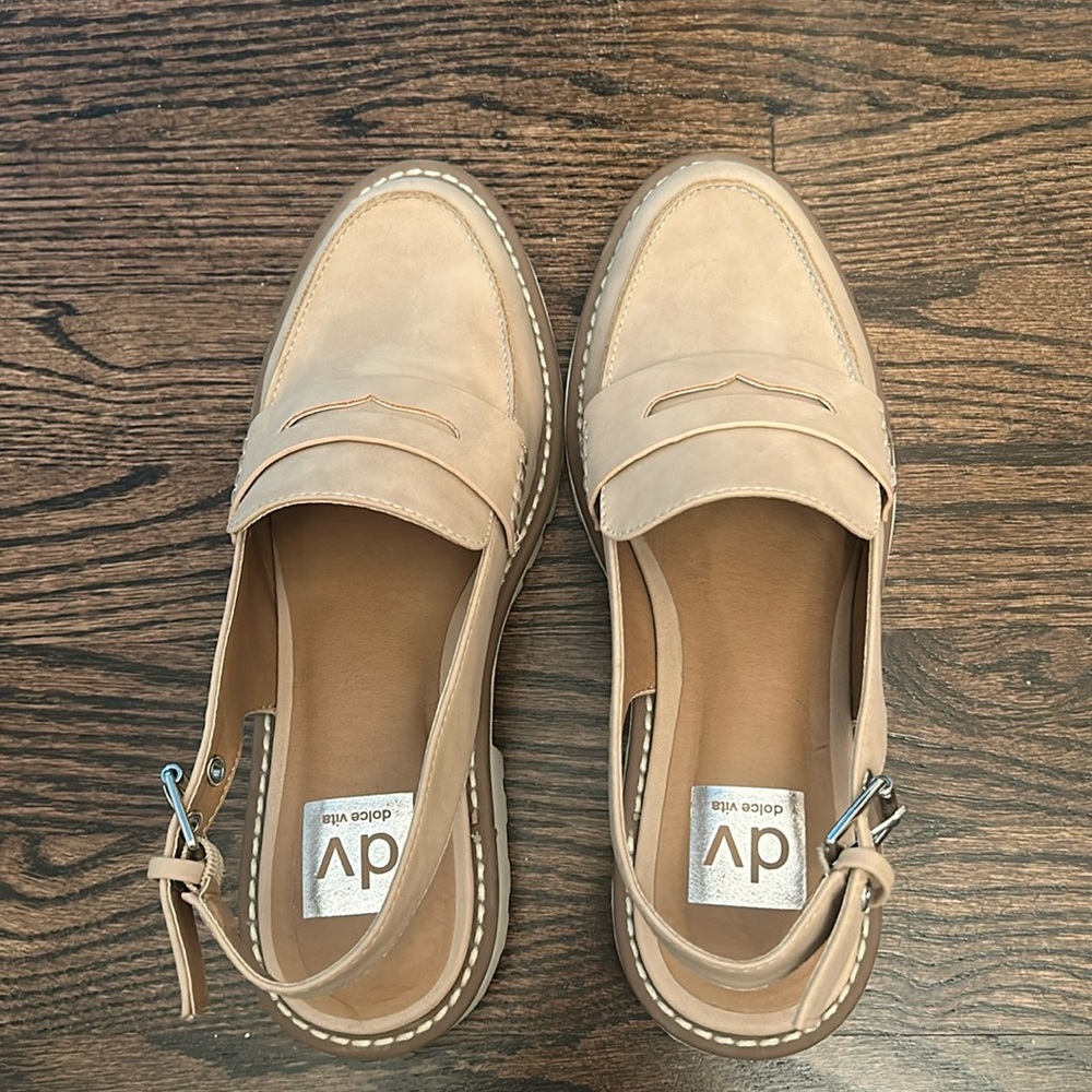 Dolce Vita Cancun Sling Back Loafers - size 7 Like new condition.